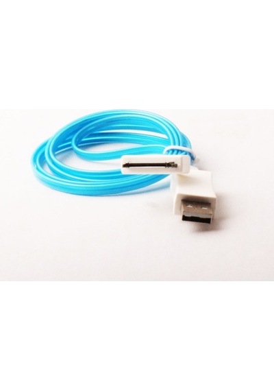 Vcom Cu272Fs Apple iPhone Uyumlu 4 1Mt Ledli Kablo Mavi (502986137)