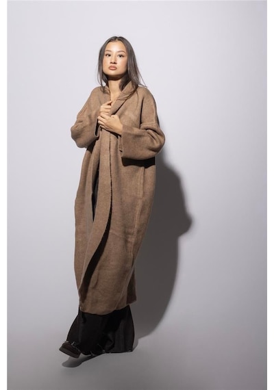 Avrile Salaş Triko Hırka Camel
