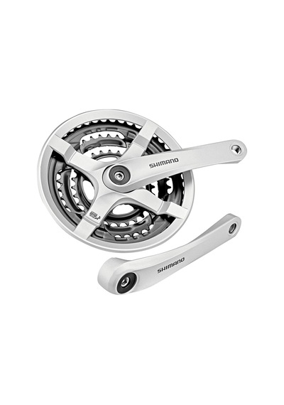 Shimano Fc-ty501 Aynakol 3x7x8v 24/34/42t 175mm Silver Siyah