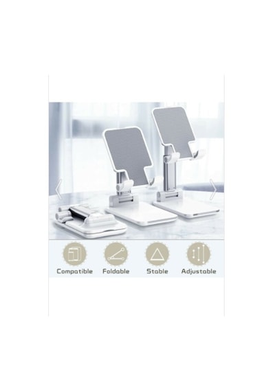 Masa Üstü Telefon / Tablet Standı Kademeli Yükseklik Ayarlı Telef