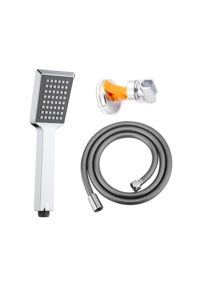 Quadro Duş Başlığı + Vakumlu Mafsal + Pvc Duş Hortumu Duş Takımı Duş Seti Diğer