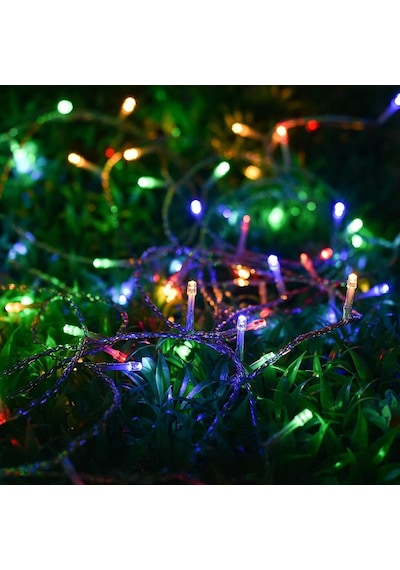Robeve 10 Metre 100 Ledli Fişli Led Işık Rgb Karışık Renk Yılbaşı Led Işık Dekor Lambası Yılbaşı Ağacı Diğer