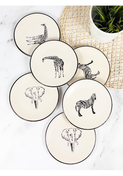 Finehome Jungle 6 Parça Pasta Takımı