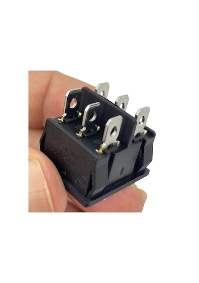 Ayt Ic-130 Orta Boy Işıksız On Off On Anahtar 6 Pin 3 Kademeli Aç Kapa Düğme Buton