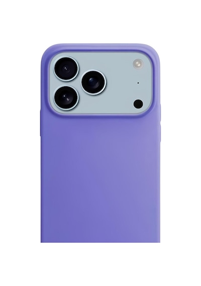 Apple iPhone Uyumlu 17 Pro Max Soft Touch Lansman Silikon Kılıf Pastel Lila