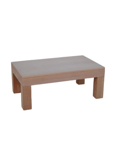 Orta Sehpa KÜT Model Ahşap Kayın Ayak Mdf HAM Tabla Kutu içinde sevk El Yapım