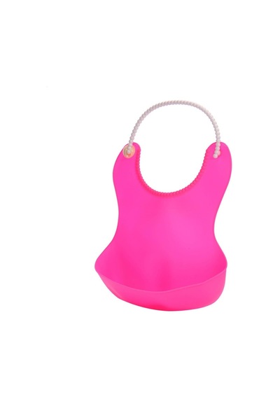 Çocuk Bebek Mama Önlüğü Dökülme Engelleyici Bükülebilir Pembe 4801 Çok Renkli