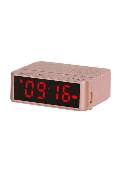 Goldmaster Horoz Bluetooth Radyolu Alarmlı Saat Pembe