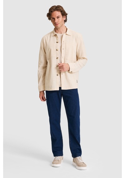 U.s. Polo Assn. Erkek Bej Gömlek Desenli 50324763-vr011
