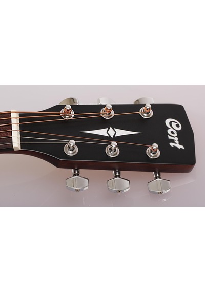 Cort Af510m Op Akustik Gitar Başlangıç/orta Seviye Tamamı Maun Mahogany Gövde, Konser Tipi Küçük Kasa Ve Open Pore Mat Kaplama