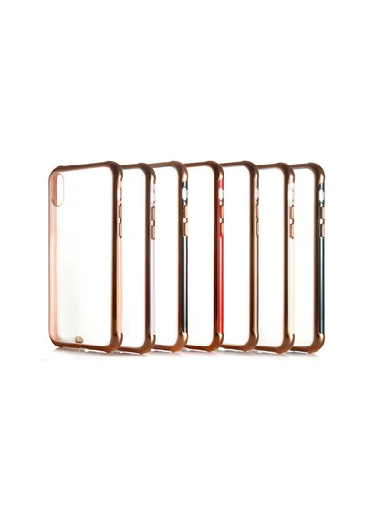 Apple Uyumlu iPhone Xr 6.1 Kılıf Zore Voit Kapak Gold