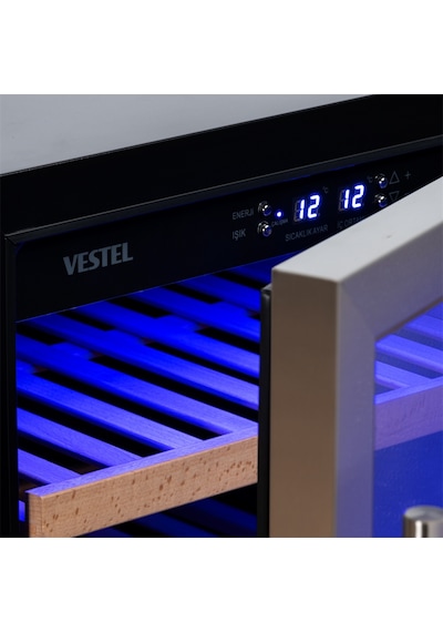 Vestel VLP-4000 4 Raf 33 Şişelik Şarap -Şişe Soğutucusu