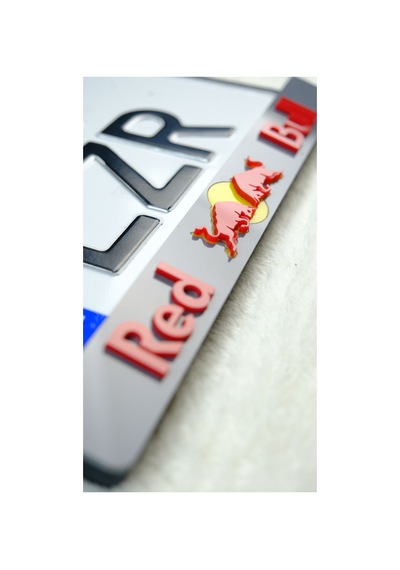 Red Bull 3d Uyumlu Lazer Kesim Pleksi Motor Plakalık - 626455359