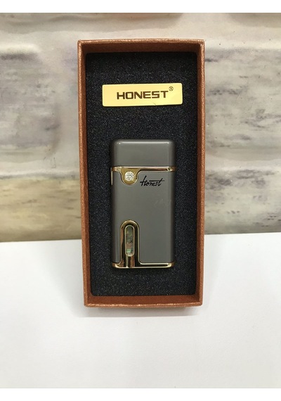 Honest Marka Rüzgar Çakmağı Gaz Göstergeli Füme