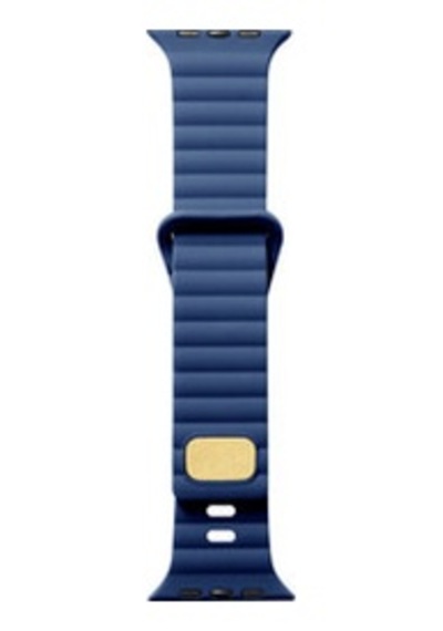 Apple Watch 7 45mm Uyumlu Krd-73 Silikon Kordon - Lacivert