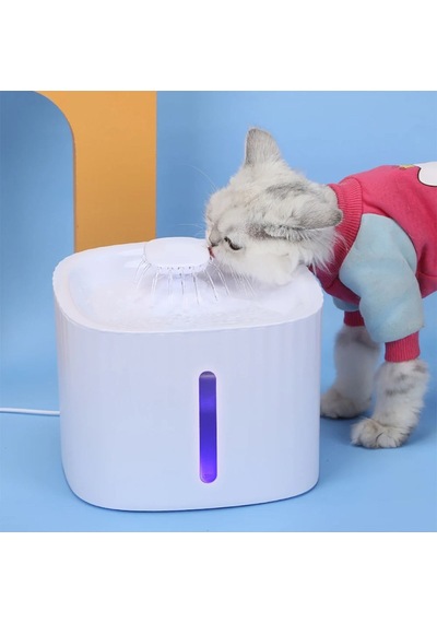 Ez-1002 Otomatik Su Sebili Fıskiyesi Kedi Köpek Ve Kuşlar İçin Temiz Ve Sürekli Su Kaynağı 3 Litre