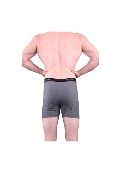 Berrak 1059 Likralı Düğmeli Erkek Boxer 6 Adet