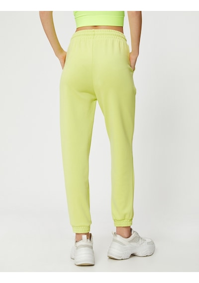 Koton Modal Karışımlı Jogger Eşofman Altı Sarı 3sak40181nk 3SAK40181NK153 Sarı