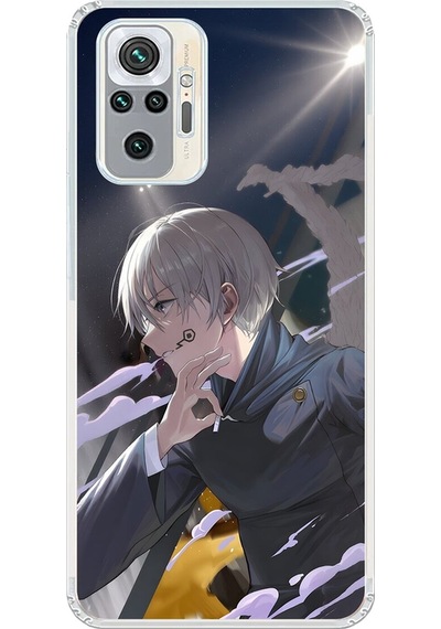 Xiaomi Redmi Note 10 Pro Uyumlu Şeffaf Kılıf Jujutsu Kaisen 3 Tasarımlı