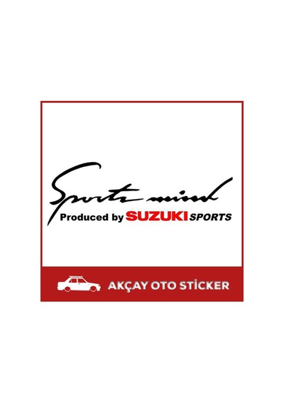 Sport Mind Sticker Produced By Suzuki Sticker Suzuki Oto Sticker