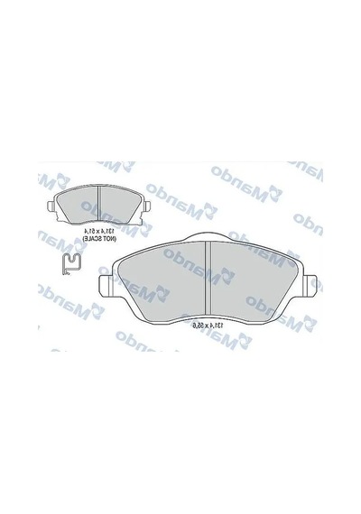 Opel Corsa C On Fren Balatasi 1.4 Twinport 2004-2006 Mando Mbf015178