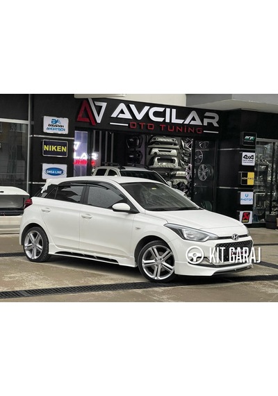Kit Garaj Hyundai İ20 2015-2019 Boyasız Plastik Custom V2 Marşpiyel Takımı