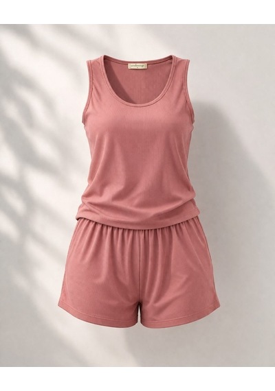 Udenya Rosé Breeze Viskon Pijama Takımı Rose