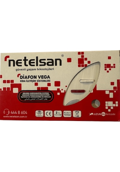 Netelsan Vega Diafon Kapıcısız Şube 8 Adet