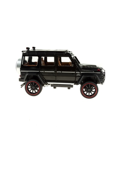1:16 Ölçek Metal Model Suv Araba Çek Bırak Işıklı Sesli Siyah