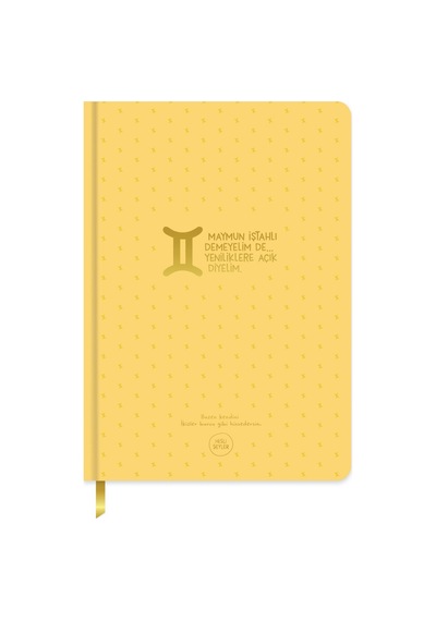 Hisli Şeyler A5 96 Yp.çizgili Sert Kapak Ciltli Defter-ikizler Burcu