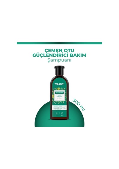 Çemen Otu Güçlendirici Sülfatsız Bakım Şampuanı 300 Ml
