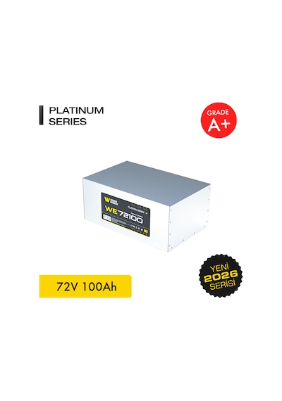 Werer Energy   72V 100Ah LiFePO4 Platinum Series Bluetooth'lu Lityum Demir Fosfat Akü