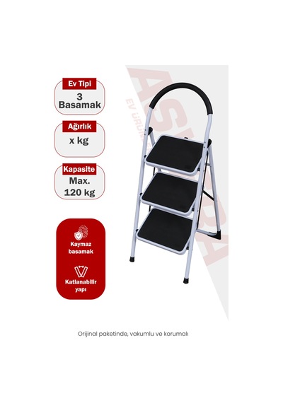 Vertika 3'lü Ev Tipi Merdiven