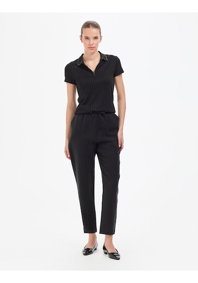 Pierre Cardin Kadın Siyah Pantolon Kanvas-chino 50318197-vr046