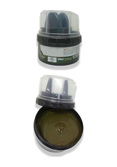 World Askeri Haki Krem 200ml Ayakkabı Bot Boyası - Haki Askeri Boya