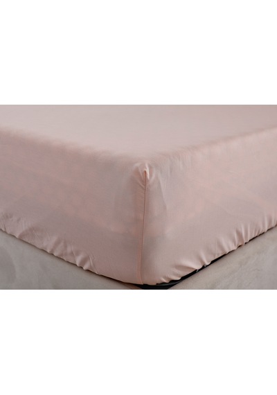 Colourful Fitted Çarşaf Çift King Size - Somon