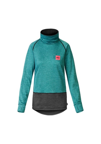 Picture Blossom Grid Fleece Kadın Süveter Çok Renkli