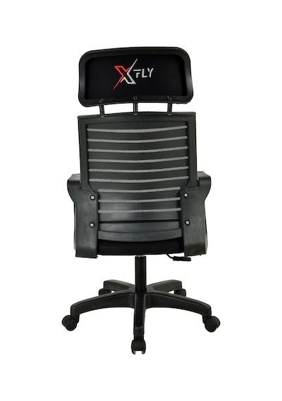 Xfly Plastik Ayaklı Oyuncu Koltuğu-Siyah File-2390C0541