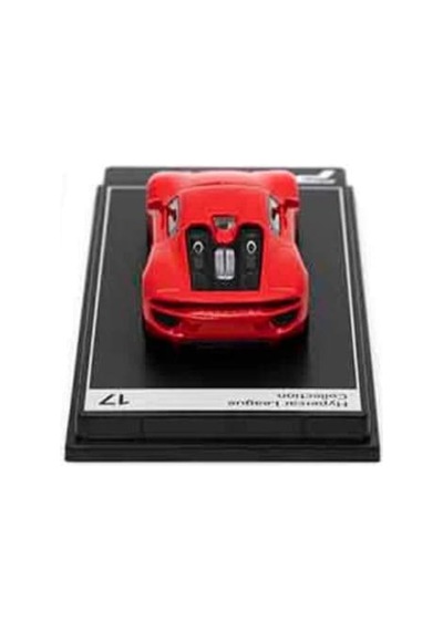 Hyper Car Porsche 918 Spyder - Guards Red - League Collection 1/64 Model Araba