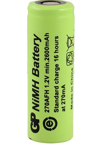 GP 270AFH 2700 mAh AF Boy Ni-MH Şarj Edilebilir Pil