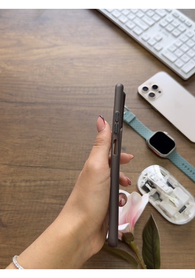 Redmi Note 10 Pro Uyumlu Süper İnce Mat Ultra Thin Silikon Kılıf Buzlu Siyah