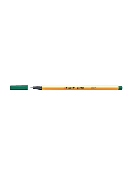 Stabilo Keçe Uçlu Ince Kalem 88 Point 0.4 Mm Çam Yeşili 88-53 - 1