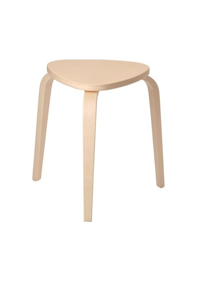 Natürel Renk Tabure 42x48x45 Cm IKEA Huş Ağacı Tabure-Sandalye Te