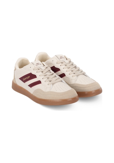 Slazenger Fever I Erkek Bej / Kırmızı Günlük Spor Ayakkabısı Bej / Kırmızı
