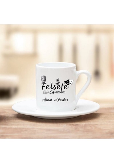 Felsefe Öğretmeni Hediye Türk Kahvesi Fincanı