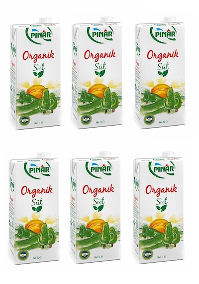 Pınar Organik Süt 1 Lt X 6 Adet