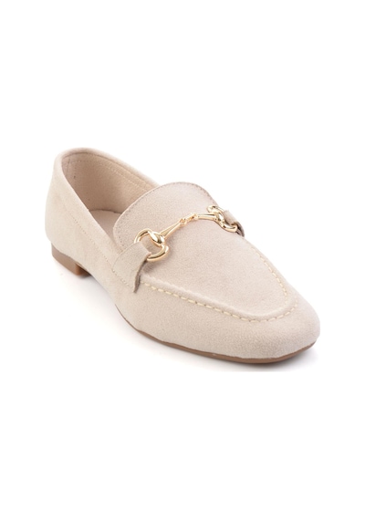 Bambi Bej Kadın Loafer Ayakkabı K01671057872 Bej