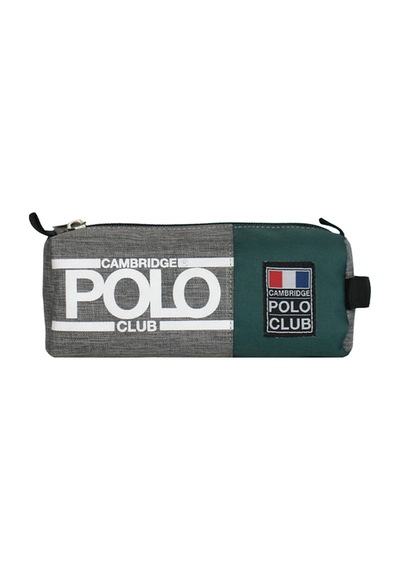 Cambridge Polo Club Street Style Unisex Çocuk Tek Bölmeli Kalemlik Yeşil