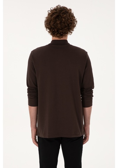 U.s. Polo Assn. Erkek Koyu Kahverengi Sweatshirt 50307688-vr084 Koyu Kahverengi
