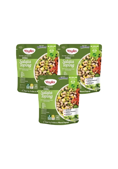 Yayla Haşlanmış Suyu Süzülmüş Chialı Salata Toping 150 Gr X3